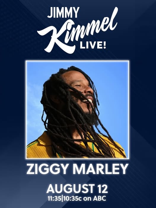 Only One Door Opened: Ziggy Marley Takes "Racism Is a Killa" to Jimmy Kimmel Live